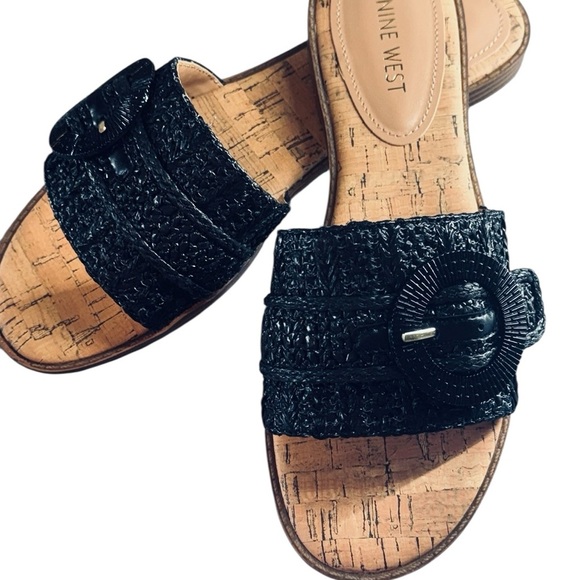 NWT Nine. Pappy Slide Sandal Black – Size 8 M - Picture 10 of 12